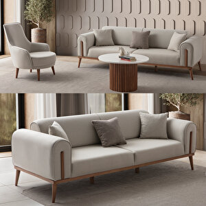 Riva 3+1 Koltuk Takımı Krem