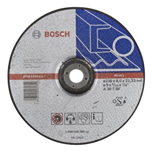 - 230*8,0 Mm Expert Serisi Bombeli Metal Taşlama Diski (taş)