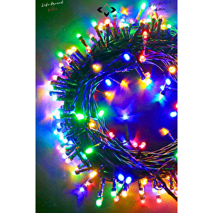 RGB 8 Modlu 80 LED Suya Dayanıklı Renkli Dekoratif Işık Zinciri – İç ve Dış Mekan Aydınlatma Çam Ağacı Süsleme Yılbaşı Işığı