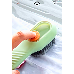 2 Pcs New Capsully Deterjan Hazneli Çok Amaçlı Temizlik Bulaşık Fırçası Bulaşık Fırçası Ayakkabı Yıkama Temizleme Fırçası OTO Jant Temizlik Fırçası