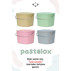 Pastelox 8lt Kapaklı Kulplu Kova   Çöp Kovası   Temizlik Kovası   Saklama Kabı   Düzenleyici 1 Adet