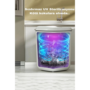 20 Litre Hareket Sensörlü Mutfak Banyo Çöp Kovası Sensörlü Çöp Kovası Plastik ABS Çöp kovası