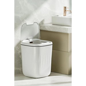 20 Litre Hareket Sensörlü Mutfak Banyo Çöp Kovası Sensörlü Çöp Kovası Plastik ABS Çöp kovası