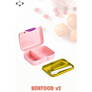 Bentood 2 Katlı 5 Bölmeli Kilitli Kapaklı Çok Amaçlı Beslenme Çantası Yemek Taşıma Kabı Saklama Kabı
