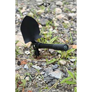Mini Kampçı Çok Fonksiyonlu Katlanabilir Çantalı Kamp Piknik Kazma Kürek Testere