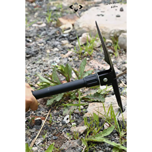 Mini Kampçı Çok Fonksiyonlu Katlanabilir Çantalı Kamp Piknik Kazma Kürek Testere