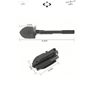 Mini Kampçı Çok Fonksiyonlu Katlanabilir Çantalı Kamp Piknik Kazma Kürek Testere