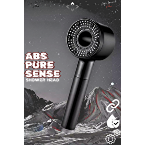 PURE SENSE Basınçlı Duş Başlığı 5 Fonksiyonlu ABS Duş Telefonu Duş Seti Masajlı Duş Başlığı Extra Güçlü
