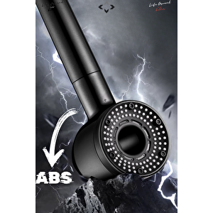 PURE SENSE Basınçlı Duş Başlığı 5 Fonksiyonlu ABS Duş Telefonu Duş Seti Masajlı Duş Başlığı Extra Güçlü