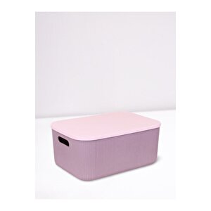 Scandinavian 3’lü Çok Renkli 13 Lt Dekoratif Çok Amaçlı Saklama Kutusu Düzenleyici Storage Box