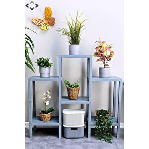 6 Raflı Çok Amaçlı Modüler Raf   Dekoratif Düzenleyici Altılı Raf Ünitesi Plastik 6 Katlı Raf