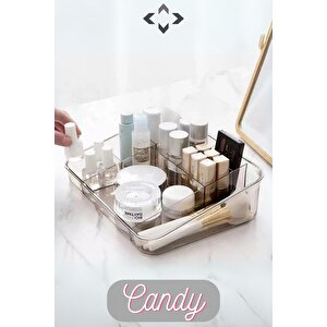 Candy Masaüstü Makyaj Organizeri Düzenleyici Takı Organizeri Kristal Düzenleyici Kalemlik