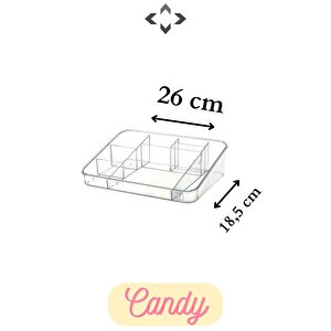 Candy Masaüstü Makyaj Organizeri Düzenleyici Takı Organizeri Kristal Düzenleyici Kalemlik