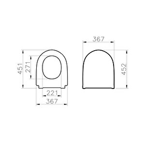 Nest Nest Quantumflush 220-003r009 Slim Soft Klozet Kapağı, Yavaş Kapanır, Beyaz