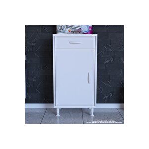 Emir 40 X 88 X 32,5 Cm Kapaklı Ve Çekmeceli Çok Amaçlı Banyo&mutfak Dolabı