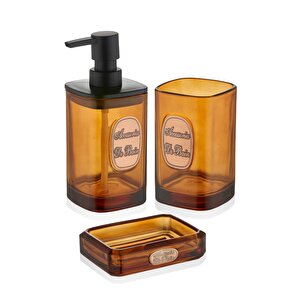 Globe Banyo Seti 3 Parça Amber 330 Ml
