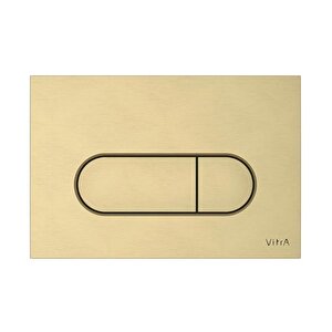 Vitra Root Round Kumanda Paneli Fırçalı Altın 740-2225 Beyaz