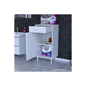Emir 35 X 88 X 32,5 Cm Kapaklı Ve Çekmeceli Çok Amaçlı Banyo&mutfak Dolabı