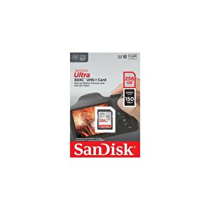 Ultra 256gb 150mb/s Sdhc/sdxc Class 10 Uhs-ı Hafıza Kartı Sdsdunc-256g-gn6ın