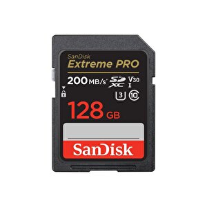 Extreme Pro 128gb 200/90mb/s Sdxc V30 Uhs-ı U3 Hafıza Kartı Sdsdxxd-128g-gn4ın