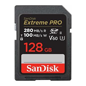 Extreme Pro 128gb Sdsdxep-128g-gn4in 280mb/s Uhs-ii Sdxc 6k-4k Uhd Hafıza Kartı
