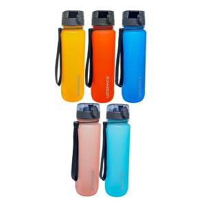 1000ml Yeni Koleksiyon Serisi Soft Touch Tritan Su Matarası Bpa Yok Koku Yok Pudra Pembe