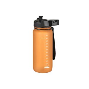 650ml Yeni Koleksiyon Serisi Soft Touch Tritan Su Matarası Bpa Yok Koku Yok Turuncu