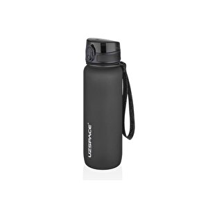 800ml Yeni Koleksiyon Soft Touch Tritan Su Matarası Bpa Yok Koku Yok Siyah