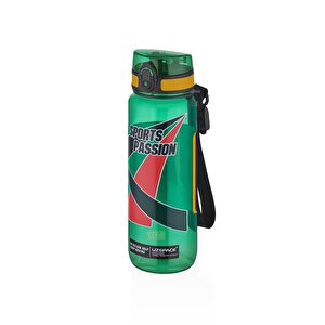 500ml Sports Passion Kayma Yapmayan Tutma Bölmeli Tritan Su Matarası Bpa Yok Koku Yok Yeşil