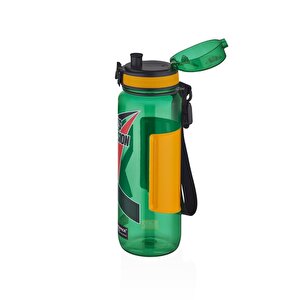 500ml Sports Passion Kayma Yapmayan Tutma Bölmeli Tritan Su Matarası Bpa Yok Koku Yok Yeşil