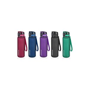 Uzspace 500ml Yeni Koleksiyon Soft Touch Tritan Su Matarası Bpa Yok Koku Yok Lacivert