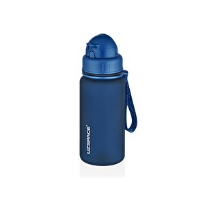 400ml Yeni Koleksiyon Pipetli Tritan Su Matarası Bpa Yok Koku Yok Lacivert