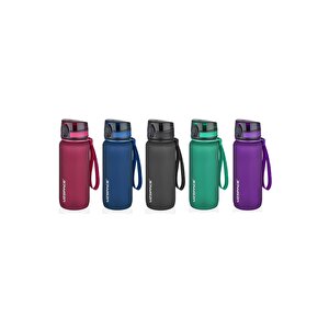 Uzspace 650ml Yeni Koleksiyon Soft Touch Tritan Su Matarası Bpa Yok Koku Yok Mor