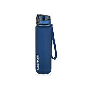1000ml Yeni Koleksiyon Soft Touch Tritan Su Matarası Bpa Yok Koku Yok Lacivert