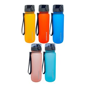 Uzspace 800ml Yeni Koleksiyon Serisi Soft Touch Tritan Su Matarası Bpa Yok Koku Yok Açık Kırmızı