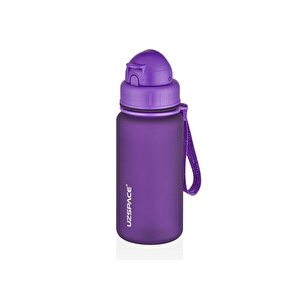 400ml Yeni Koleksiyon Pipetli Tritan Su Matarası Bpa Yok Koku Yok Mor