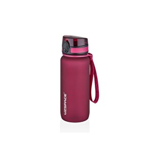 650ml Yeni Koleksiyon Soft Touch Tritan Su Matarası Bpa Yok Koku Yok Kırmızı