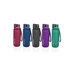 Uzspace 800ml Yeni Koleksiyon Soft Touch Tritan Su Matarası Bpa Yok Koku Yok Mor