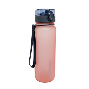 800ml Yeni Koleksiyon Serisi Soft Touch Tritan Su Matarası Bpa Yok Koku Yok Pudra Pembe