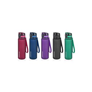 Uzspace 500ml Yeni Koleksiyon Soft Touch Tritan Su Matarası Bpa Yok Koku Yok Yeşil