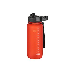 650ml Yeni Koleksiyon Serisi Soft Touch Tritan Su Matarası Bpa Yok Koku Yok Açık Kırmızı