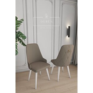 Fier Serisi Mutfak Ve Salon Yemek Masası Takımı + 4 Adet Kahve Sandalye