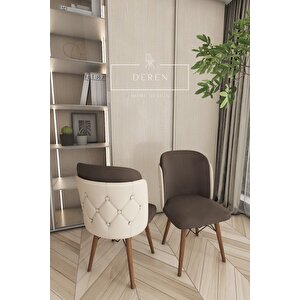 Novella Serisi, 80x132 Mutfak Ve Salon Yemek Masası Takımı (6 Adet Sandalyeli̇)