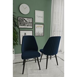 Mabel Serisi, 80x132 Mutfak Ve Salon Yemek Masası Takımı + 6 Adet Sandalye