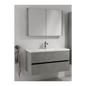 Trio+ Banyo Dolabı 100 Cm Çift Çekmeceli Alt Üst Modül