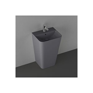 Isvea Sott'aqua 50 Cm Monoblok Lavabo - Antrasit