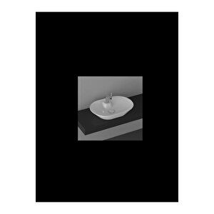 Sistema Y Soft Tezgah Üzeri Lavabo 60 Cm Beyaz Extra Dekorsuz Delikli 10sy51060
