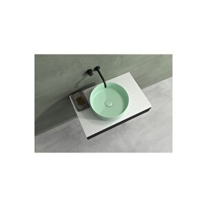 Isvea Infinity  36 Cm Tezgahüstü Lavabo – Mint (yeşil)