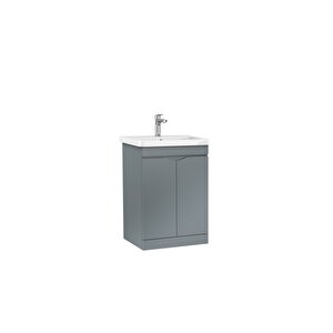 Isvea Neo  Lavabo Dolabı Gri 60 Cm