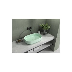 Isvea Infinity  Tezgahüstü Lavabo-mint 55 Cm